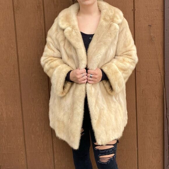 Vintage William Rosendorf Real Mink Fur Long Coat - Picture 2 of 16